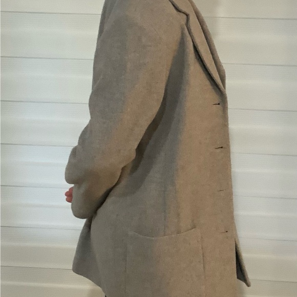 OLSEN Collection Ladies Virgin Wool and Cashmere Grey Coat US Size 6 - Picture 5 of 8